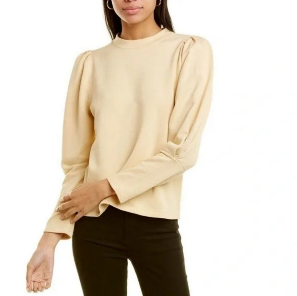 Rebecca Taylor Puff Sleeve Sweatshirt Size Medium